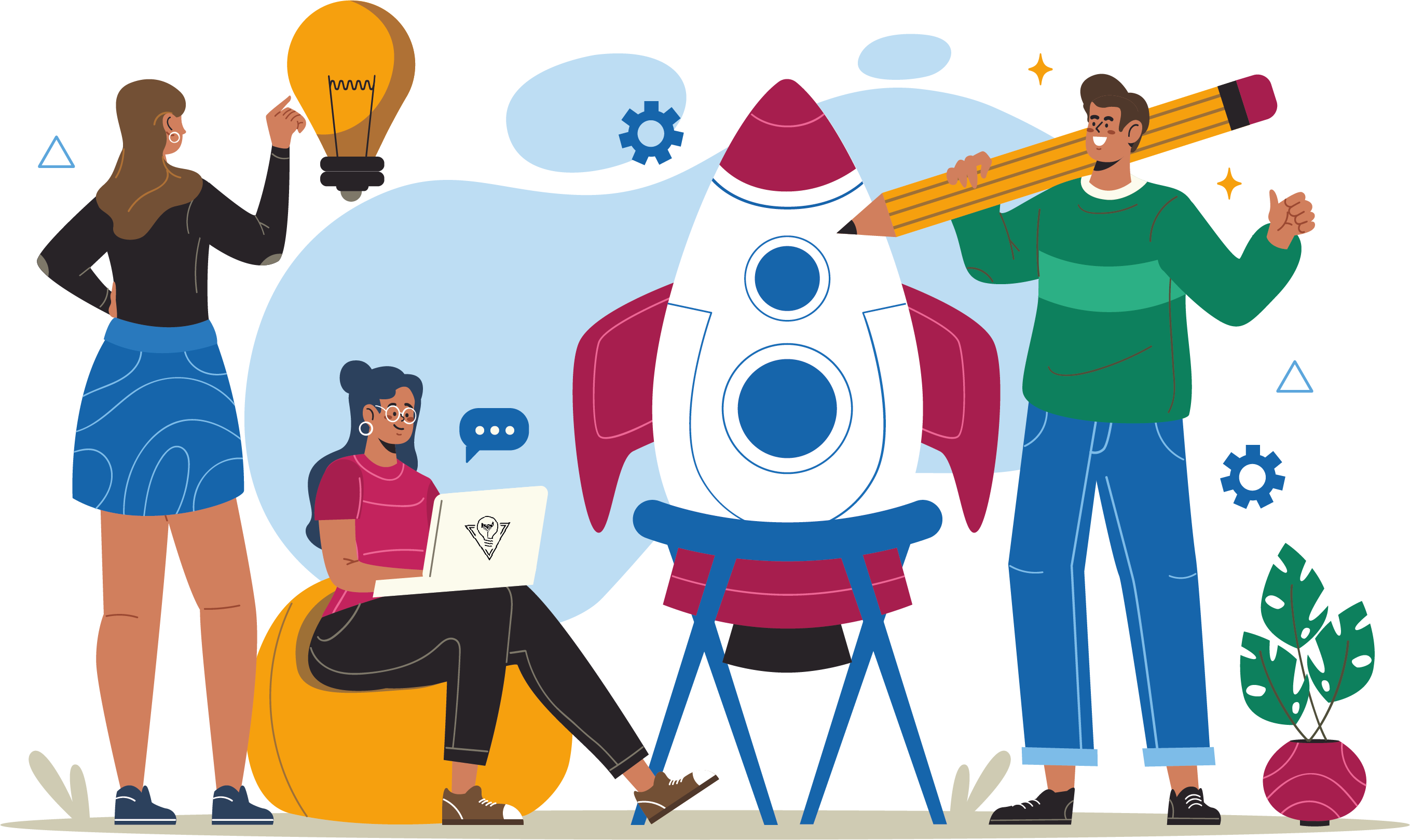 Team working together